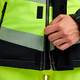 BLÅKLÄDER naisten highvis softshell-takki kevyesti topattu huomiokelt./musta
